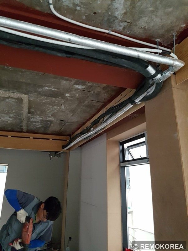 냉난방 설비 및 배관 재시공